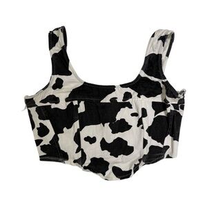 Lone Star | Cow Print Tank Size M